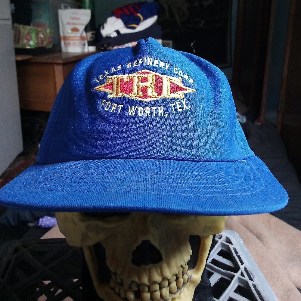 Vintage Texas Refinery Corporation Fort Worth Snap Hat Cap